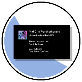 Tarjeta De Visita Psicoterapia Salud mental