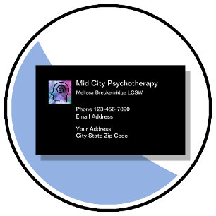 Tarjeta De Visita Psicoterapia Salud mental