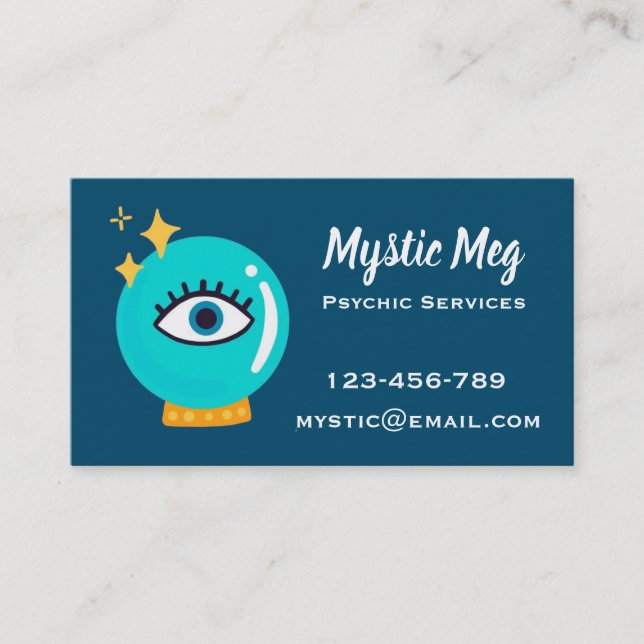 Tarjeta De Visita Psicóticos, tarot, adivinos servicios de nueva eda (Anverso)