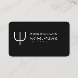 Tarjeta De Visita Psiquiatra - Elegante profesional Simbolo