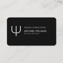 Tarjeta De Visita Psiquiatra - Elegante profesional Simbolo
