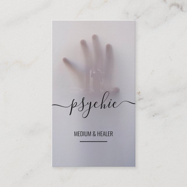 Tarjeta De Visita Psychic Medium Healer (Anverso)