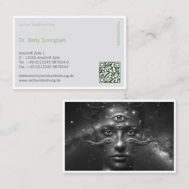Tarjeta De Visita Psychologist  (Anverso / Reverso)