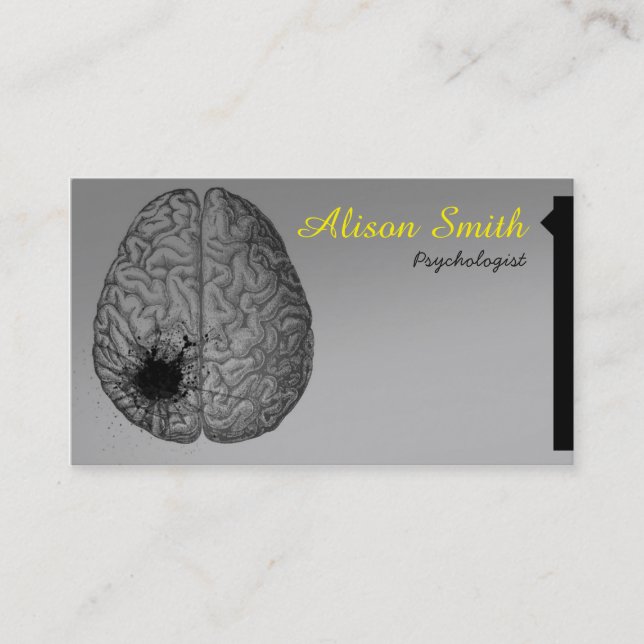 Tarjeta De Visita Psychologist (Anverso)