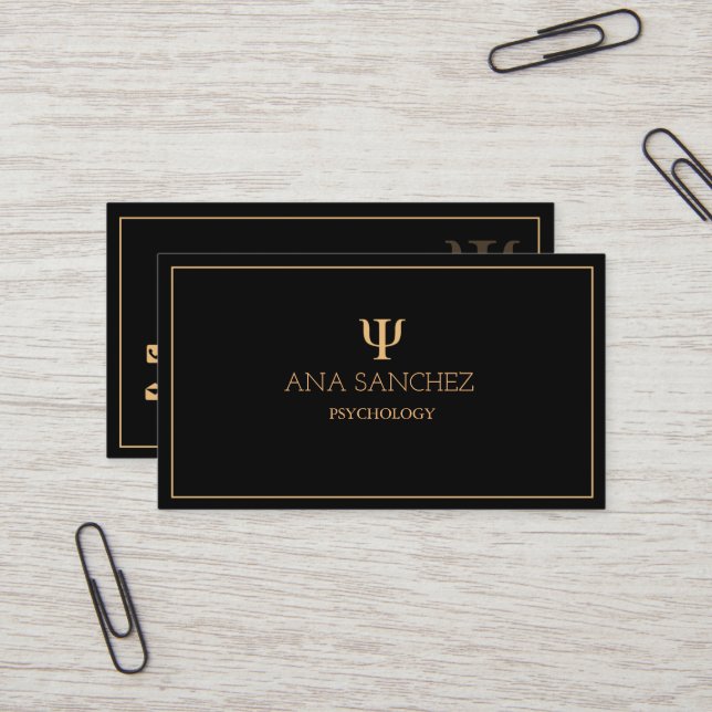 Tarjeta De Visita Psychology Business Card (Anverso/Reverso In Situ)