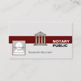 Tarjeta de visita pública notarial
