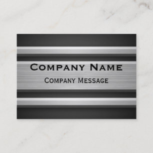 Tarjeta De Visita Publicidad comercial de aspecto Metalizado platead