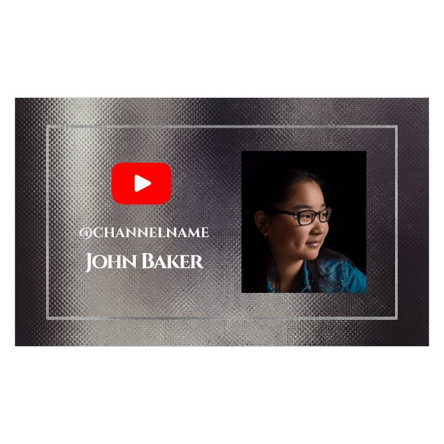Tarjeta De Visita Publicidad en canal de YOUTUBE Foto de código QR (Subido por el creador)