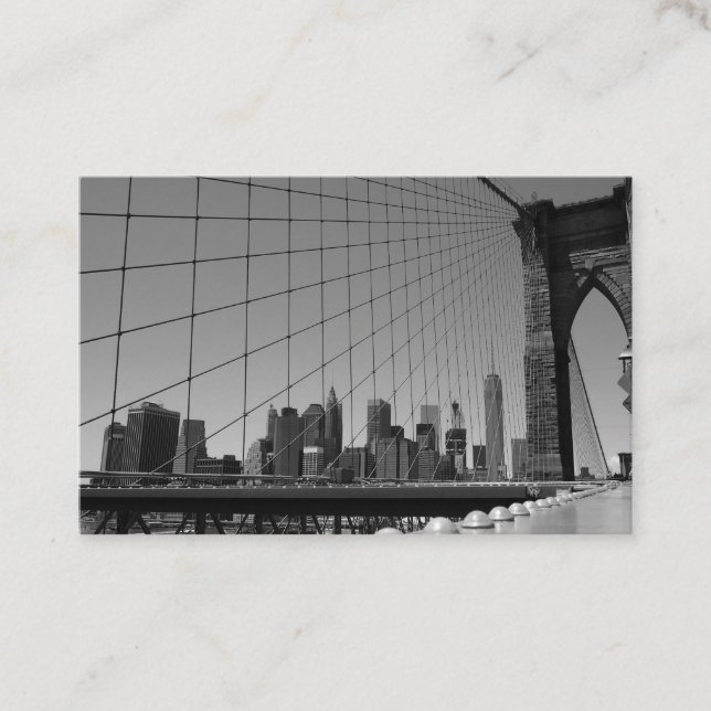 Tarjeta De Visita Puente Brooklyn (Anverso)