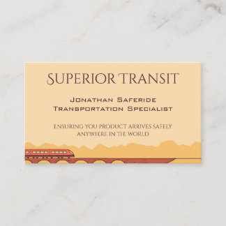 Tarjeta De Visita Puente de travesía de trenes suburbanos en la mont