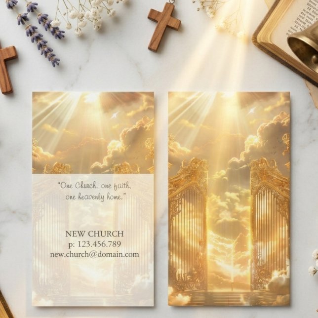 Tarjeta De Visita Puerta al cielo, iglesia (Subido por el creador)