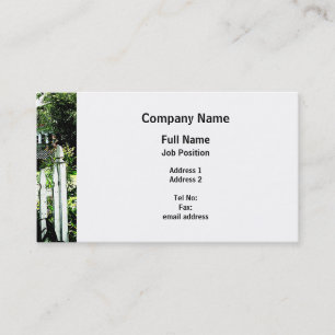 Tarjeta De Visita Puerta de jardín