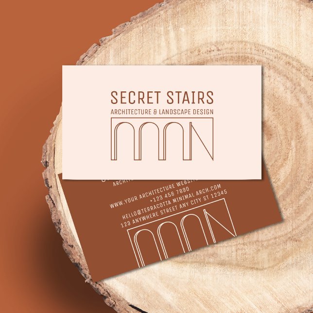 Tarjeta De Visita Puerta de la ventana de la arquitectura mínima de  (Subido por el creador)