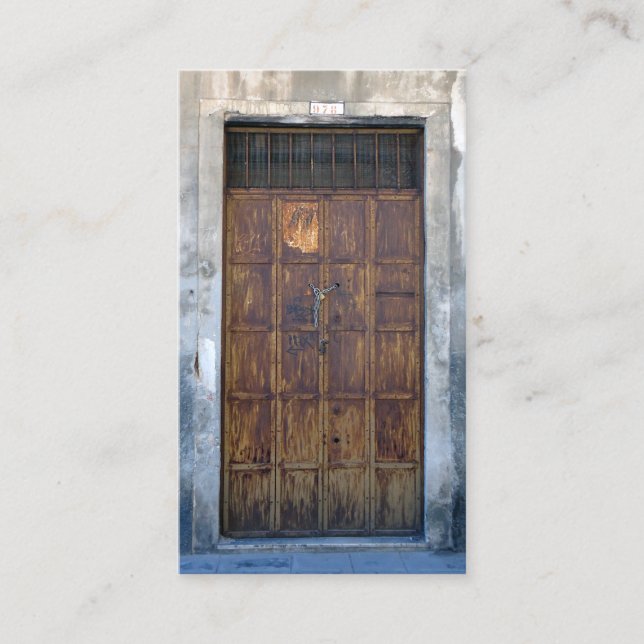Tarjeta De Visita puerta veneciana (Anverso)