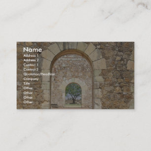 Tarjeta De Visita Puertas arqueadas en el fuerte viejo