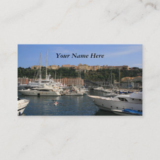 Tarjeta De Visita Puerto de Mónaco