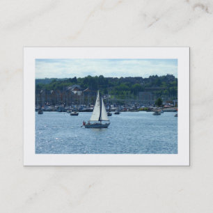 Tarjeta De Visita Puerto Deportivo de Cardiff (bordeado)