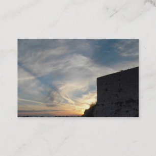 Tarjeta De Visita Puesta de sol de Croacia