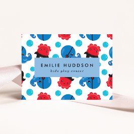 Tarjeta De Visita Pulpo pirata, centro de juegos para niños, centro 