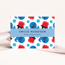 Tarjeta De Visita Pulpo pirata, centro de juegos para niños, centro 