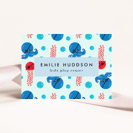 Tarjeta De Visita Pulpo pirata, medusa pirata, centro de actividad