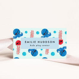 Tarjeta De Visita Pulpo pirata, medusa pirata, centro de actividad