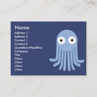 Tarjeta De Visita Pulpo - rechoncho