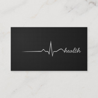 Tarjeta De Visita Pulso de la salud moderno