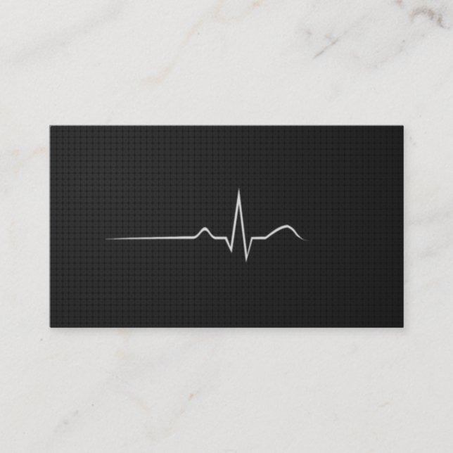 Tarjeta De Visita Pulso moderno No.1 (Anverso)