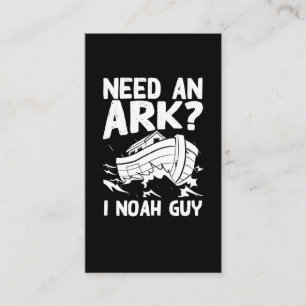 Tarjeta De Visita Pun Religioso Christian Noah Ark