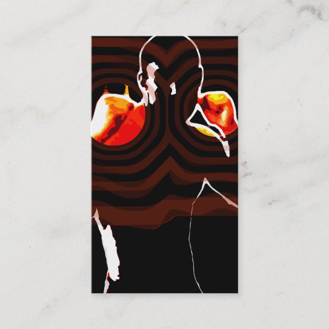 Tarjeta De Visita puños del fuego (Anverso)