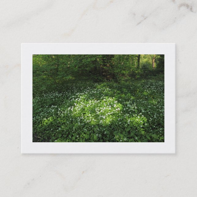 Tarjeta De Visita Punto de ajo (bordeado) (Anverso)