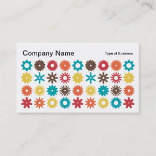 Tarjeta De Visita Puntos - Colores 02