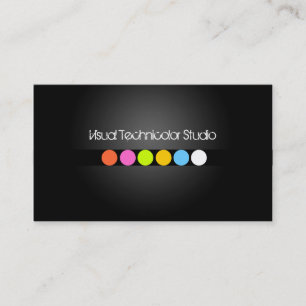 Tarjeta De Visita Puntos fluorescentes de Guay / estilizado