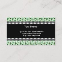 puntos, negro, blanco y verde