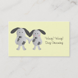 Tarjeta De Visita Puppy Love Dog Grooming Business Card