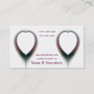 Tarjeta de visita pura del amor