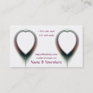Tarjeta de visita pura del amor