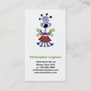 Tarjeta De Visita Puré del monstruo · Monstruo Cuatro-Observado az