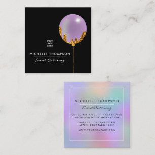 Tarjeta de visita Purple and Gold