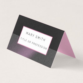 Tarjeta De Visita Purple Black Luxury