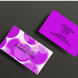 Tarjeta de visita Purple Bubble