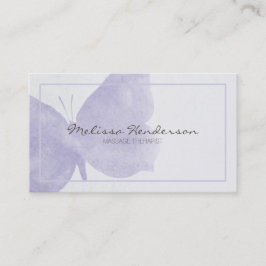 Tarjeta de visita Purple Butterfly