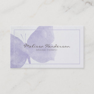 Tarjeta de visita Purple Butterfly