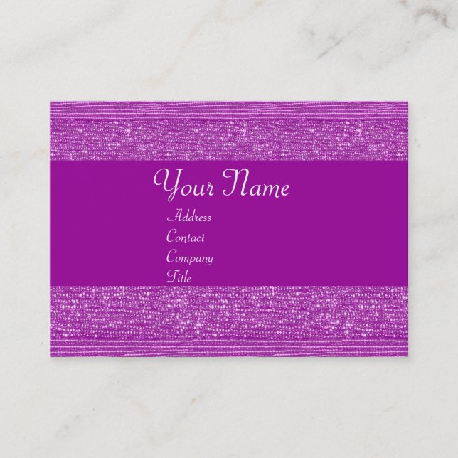 TARJETA DE VISITA PURPLE FASHION BEBES (Anverso)