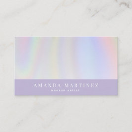 Tarjeta de visita Purple Hologram