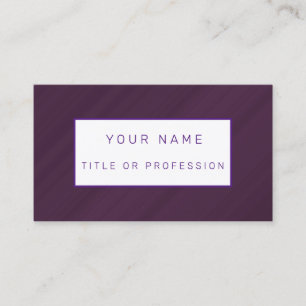 Tarjeta de visita Purple Luxury