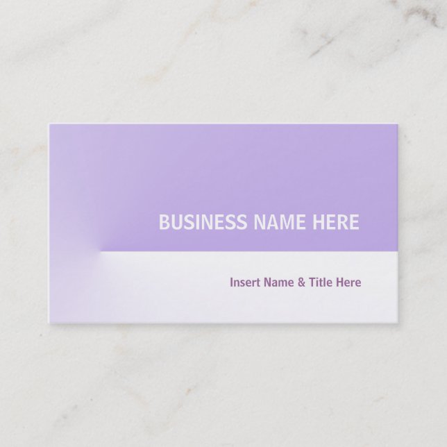 Tarjeta De Visita Purple Pro (Anverso)