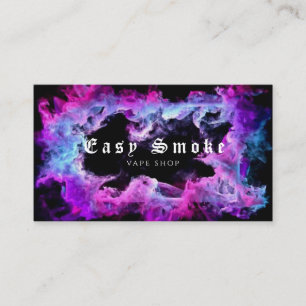 Tarjeta de visita Purple Vape Shop