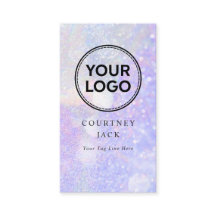  Purpurina de logotipo personalizado Bokeh Busi ho